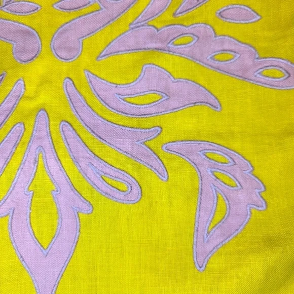 [Like New] Boden 100% Linen Keyhole Neck 3/4 Sleeve Tunic Size 4 - Picture 7 of 9